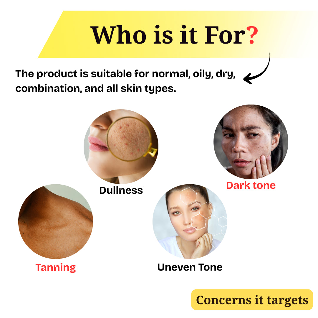 Vanyse Vitamin C 10% Face Serum with Hyaluronic - 30 ML