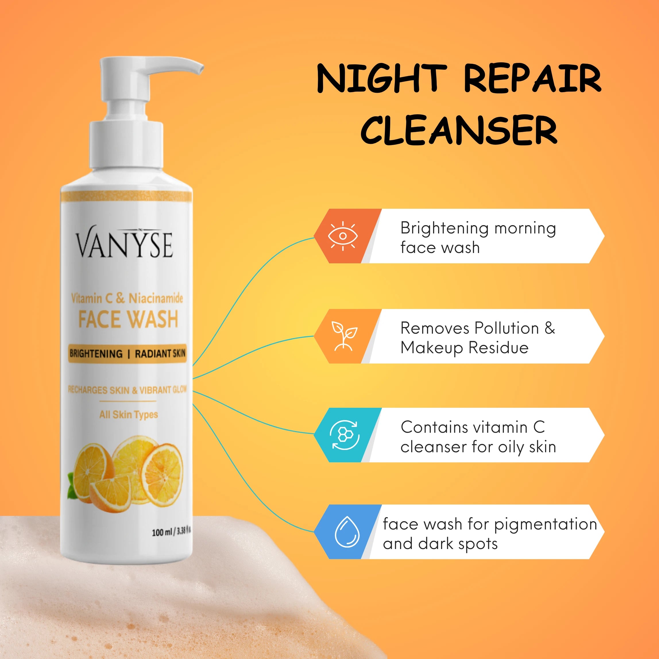 Vitamin C & Niacinamide Face Wash