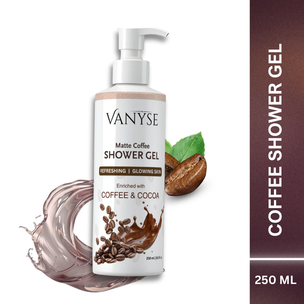 Vanyse Coffee & Cocoa Shower Gel - All Skin Types - 250 ML