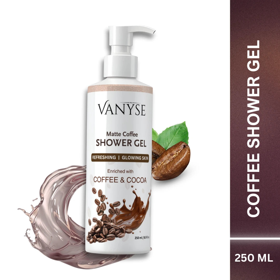 Vanyse Coffee & Cocoa Shower Gel - All Skin Types - 250 ML