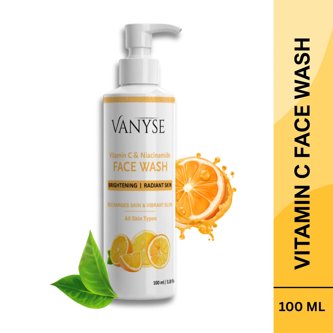 Vanyse Vitamin C & Niacinamide Face Wash 100 ML - For Men & Women