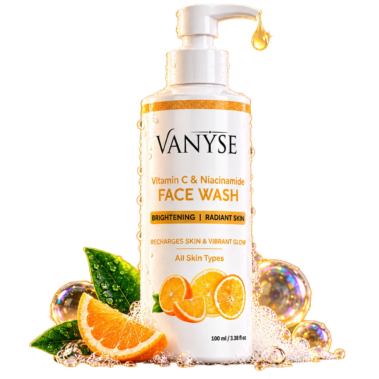 Face Wash with Vitamin C & Niacinamide (1)