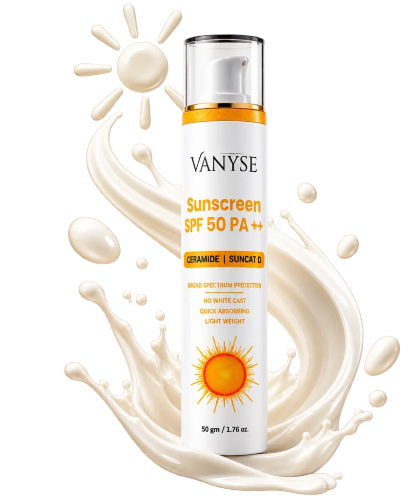 SPF 50 PA++ Sunscreen with Ceramide – Unisex | 50g