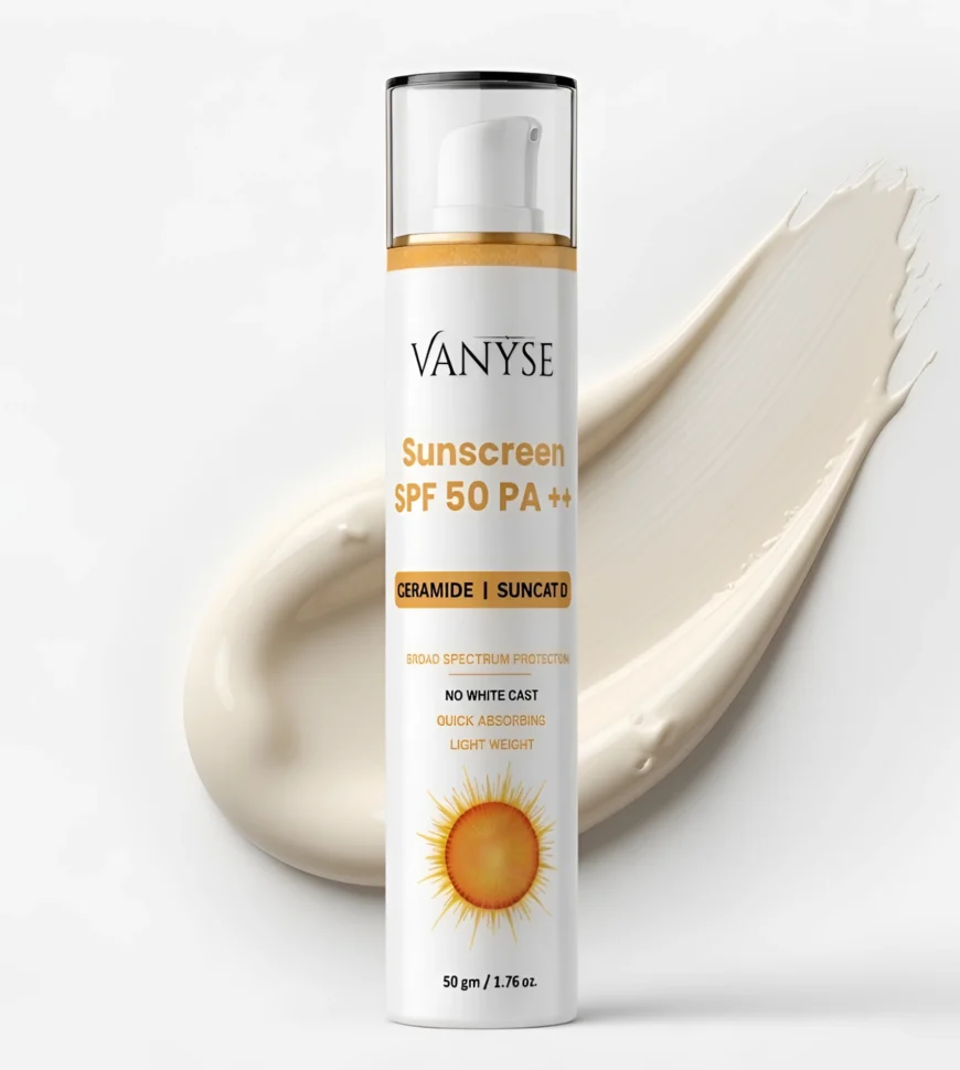 SPF 50 PA++ Sunscreen with Ceramide – Unisex | 50g