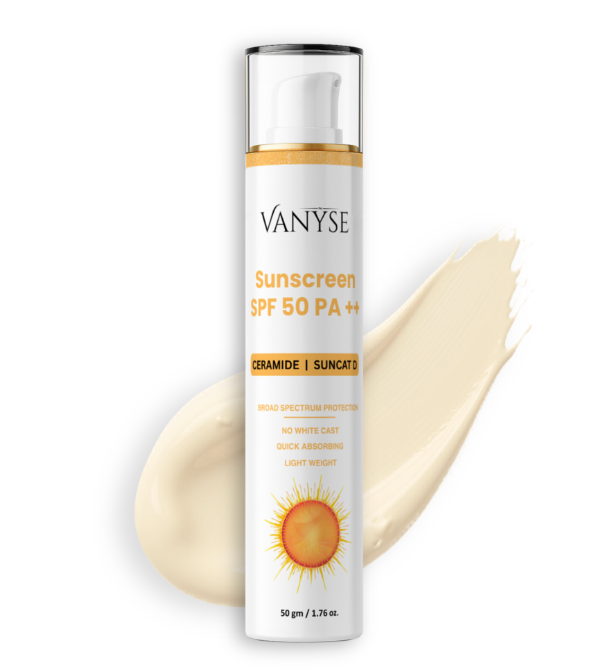 SPF 50 PA++ Sunscreen with Ceramide – Unisex | 50g