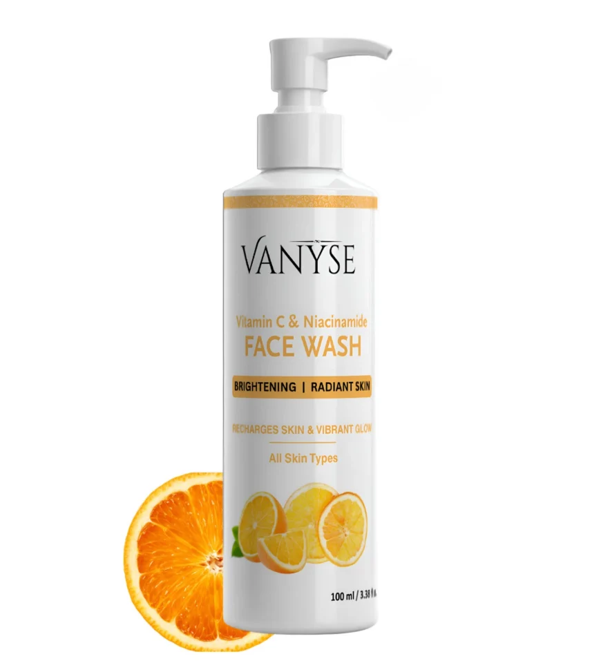 Face Wash with Vitamin C & Niacinamide | For Men & Women