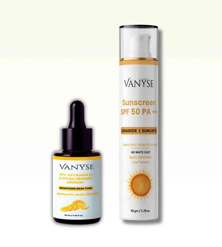 Vitamin C Serum + Sunscreen Spf 50 pa++ Combo